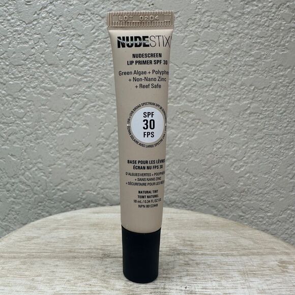 $12β πβNudestix Nudescreen Lip Primer π SPF 30 Clear FULL SZ - Picture 1 of 4